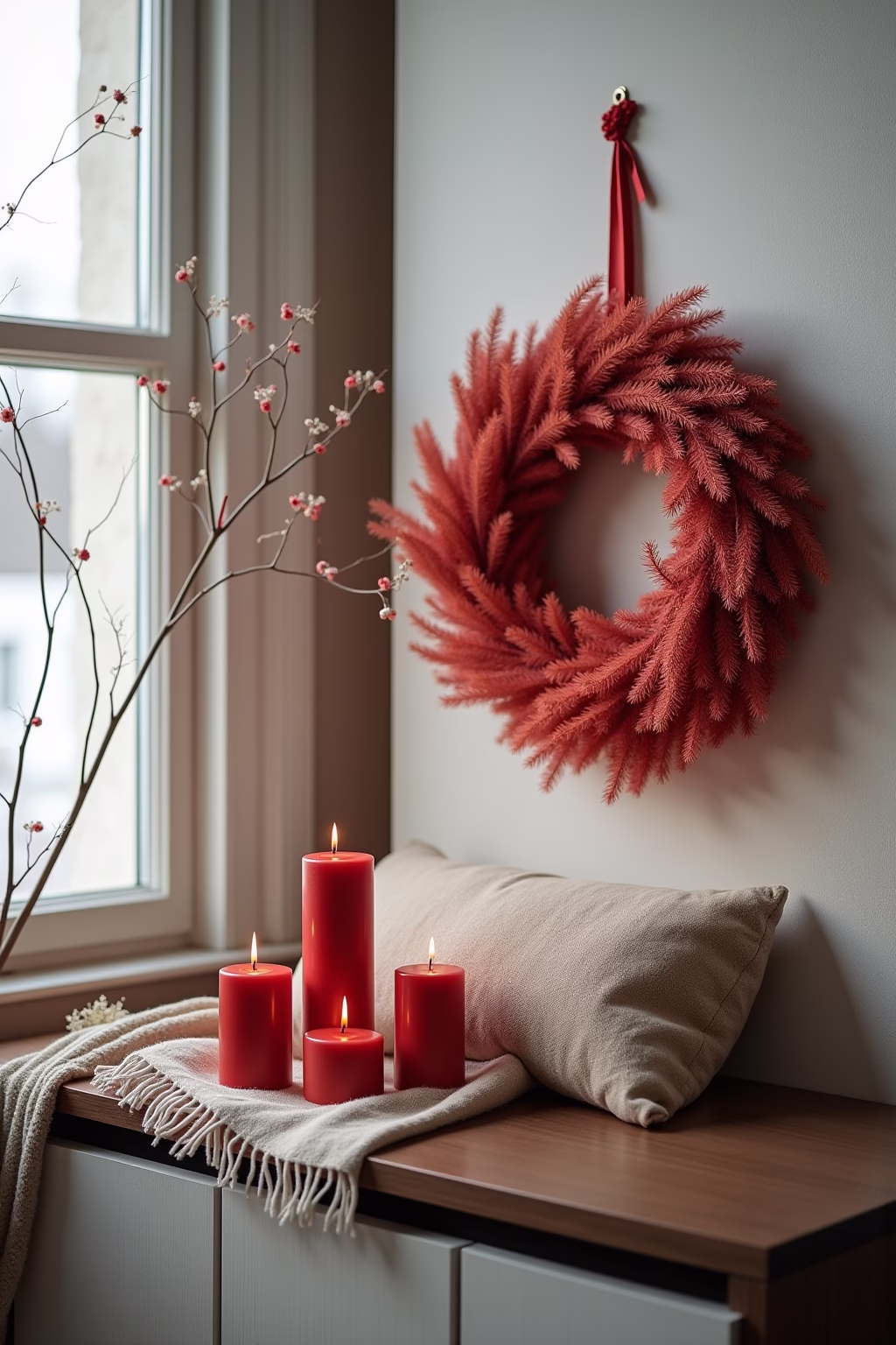 adventkranz ideen modern outline 4