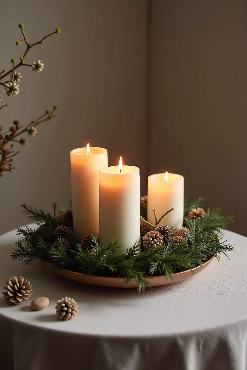 adventkranz ideen modern outline 8