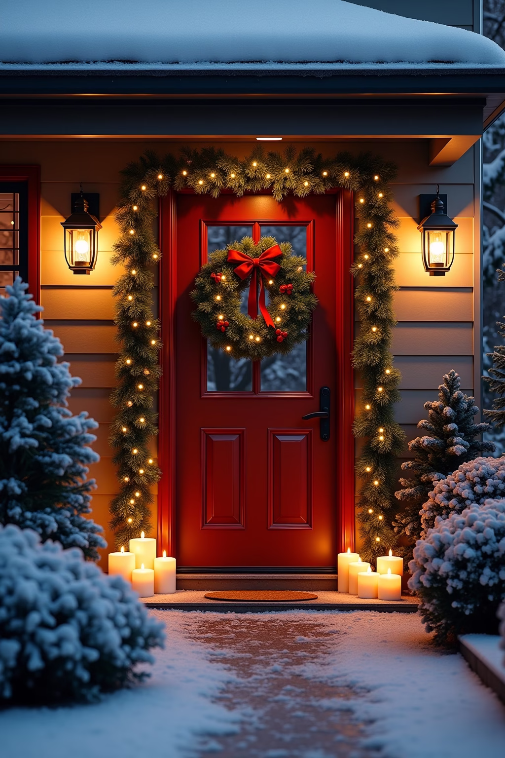 8 Adventsdeko Draussen Eingang Ideen für Weihnachten 36 adventsdeko draussen eingang outline 7