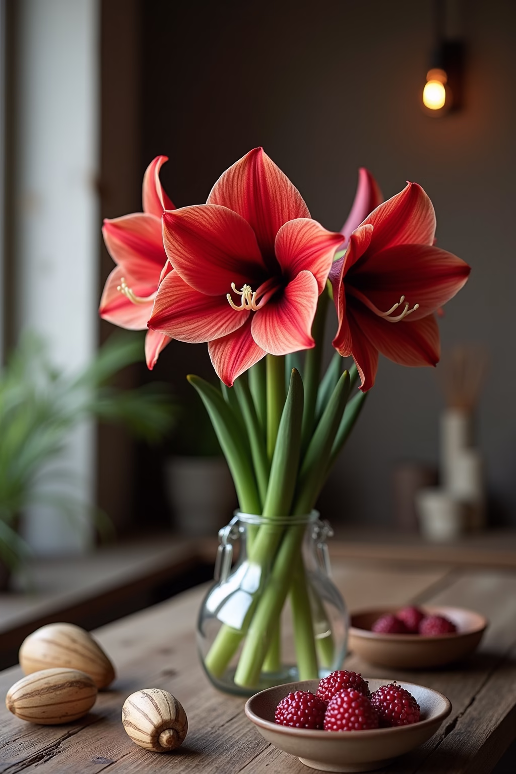 amarilis deko weihnachten outline 4