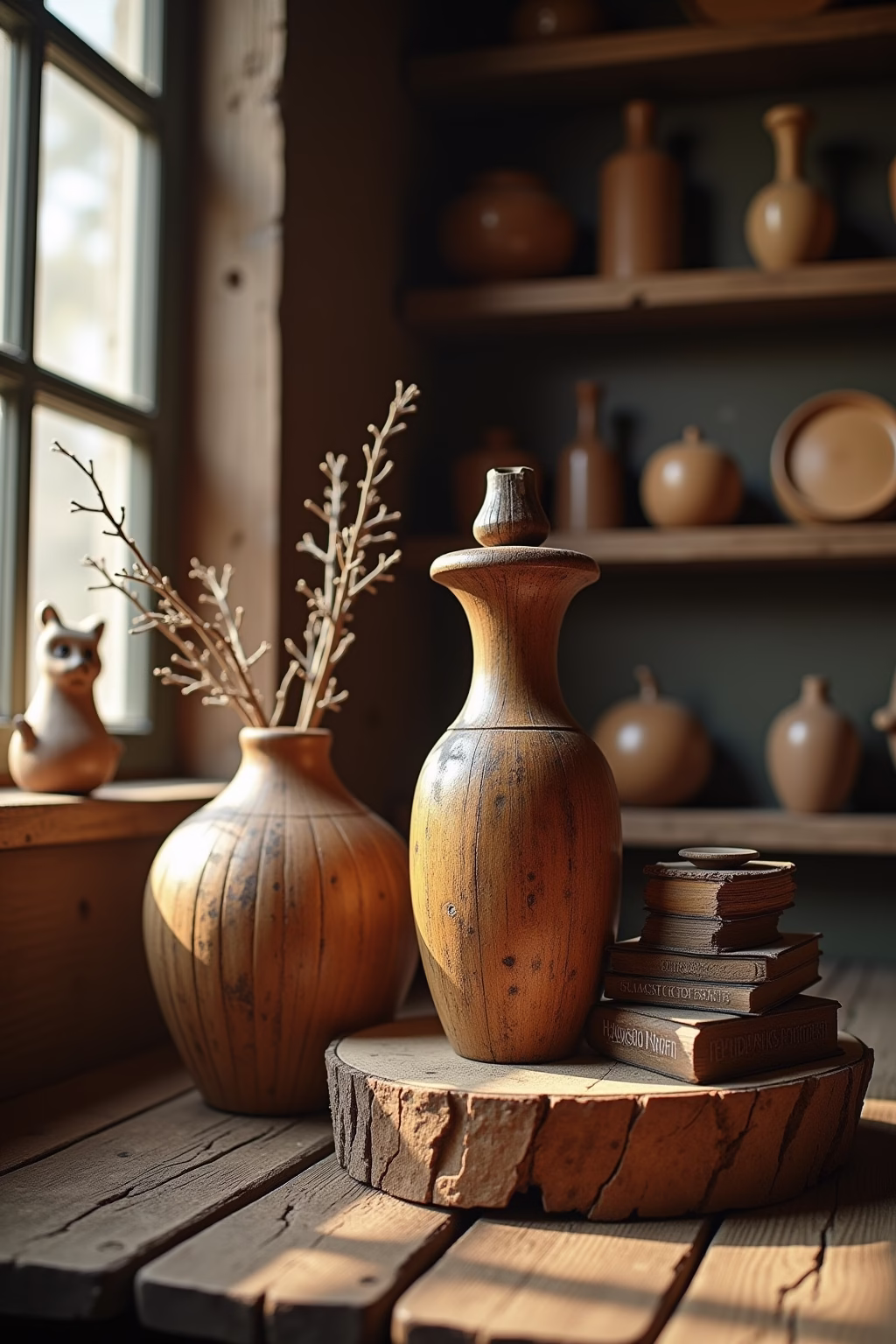 ausgefallene deko aus holz outline 7