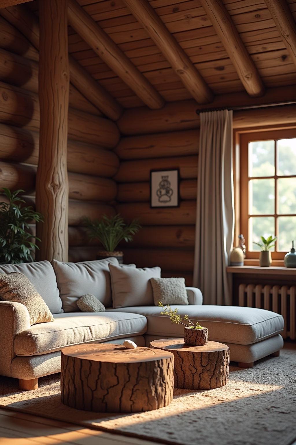 baumstamm deko outline 1