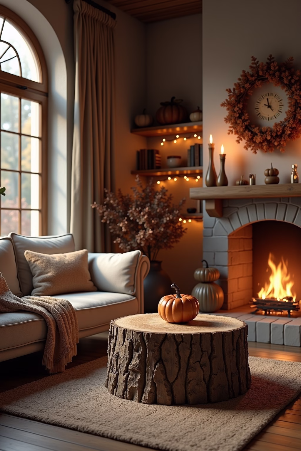 baumstamm deko outline 5