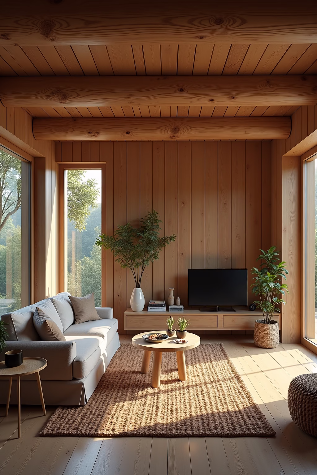 baumstamm deko outline 6