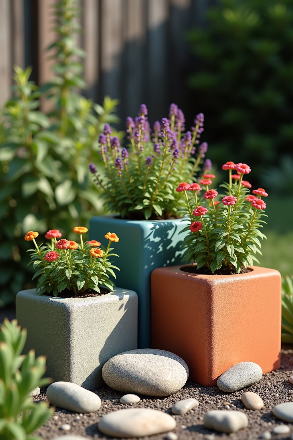 deko ideen pflanzsteine outline 2