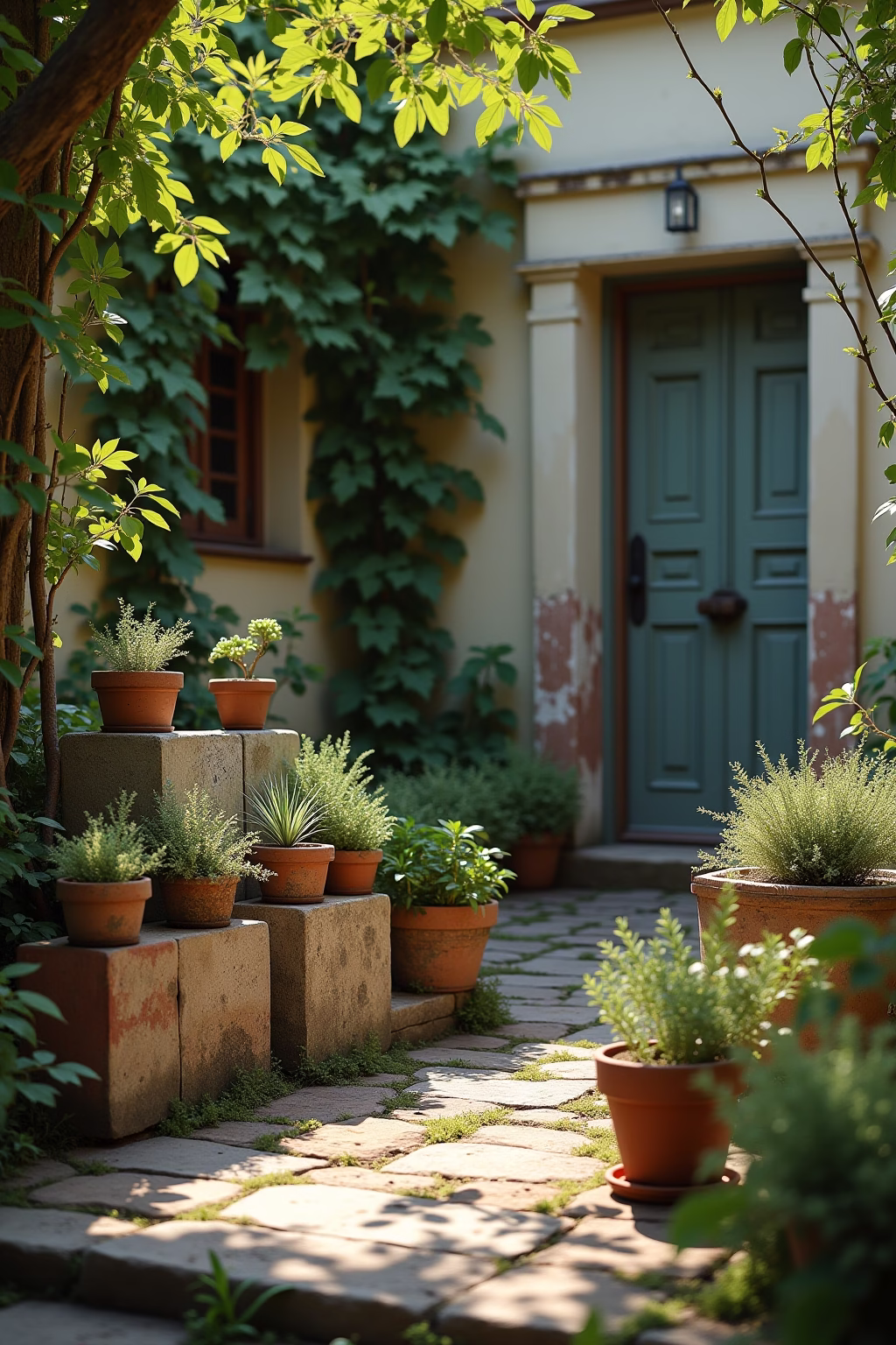 deko ideen pflanzsteine outline 6