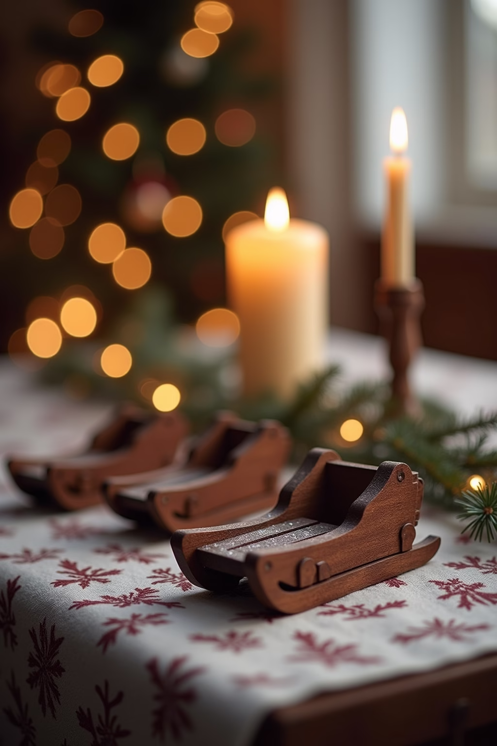 deko schlitten outline 5