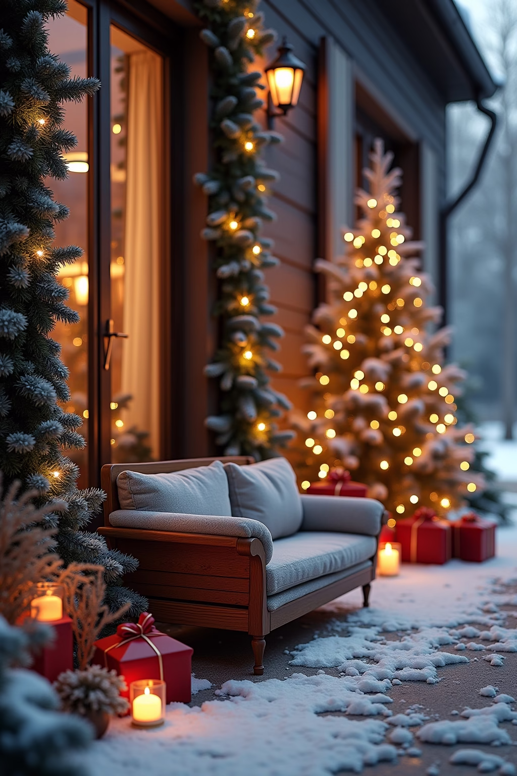 deko schlitten outline 6