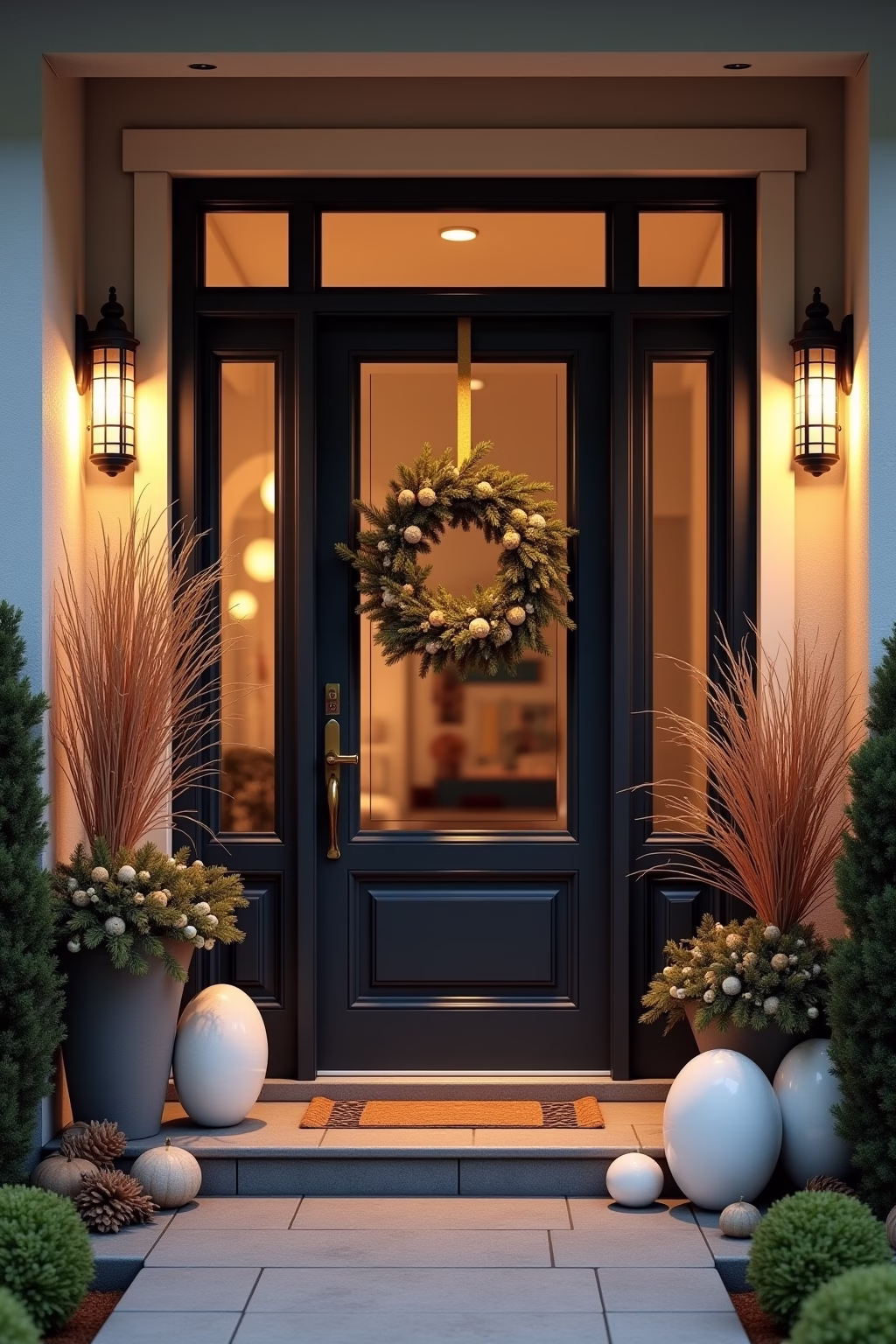 deko vor der haustuer outline 1