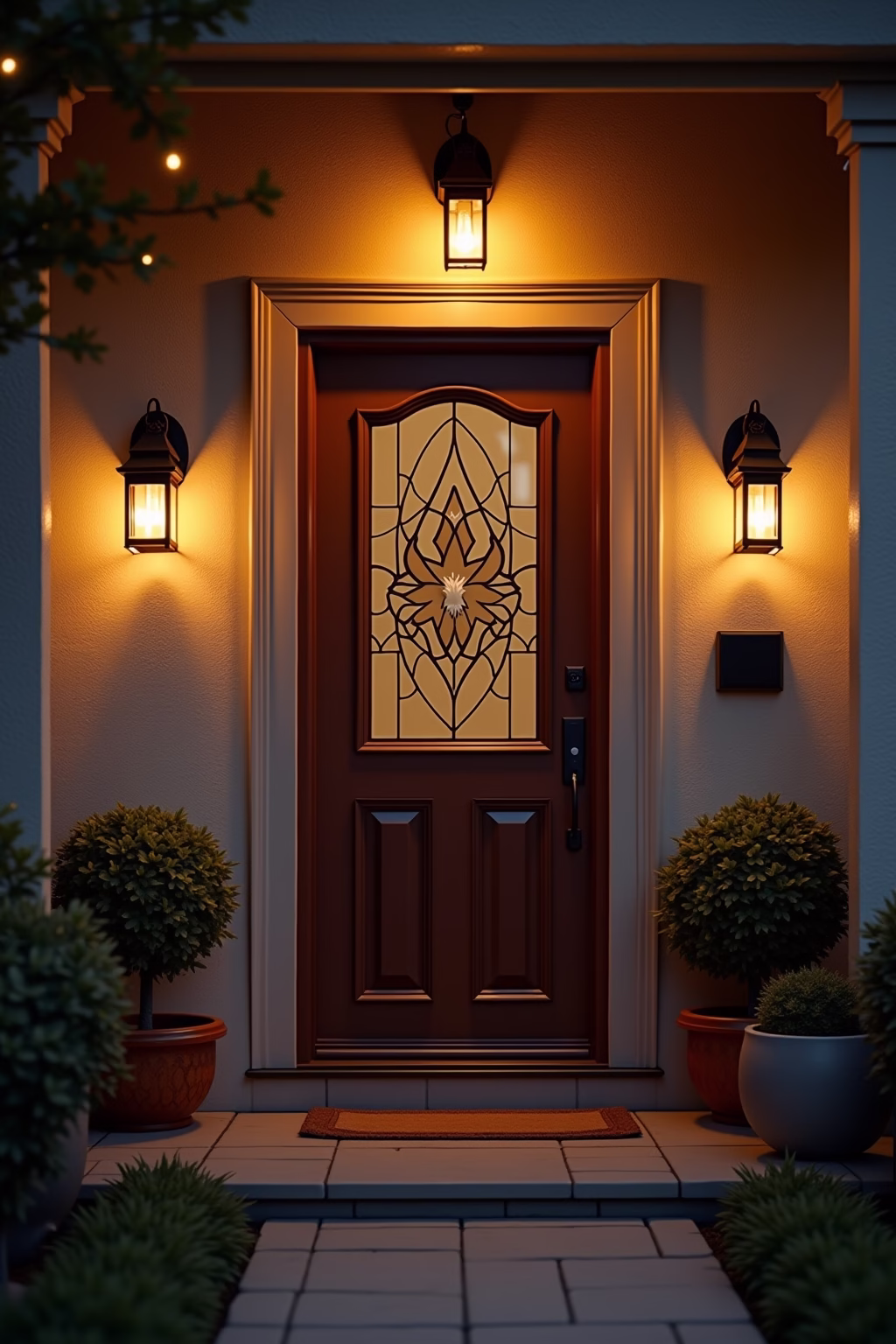 deko vor der haustuer outline 6