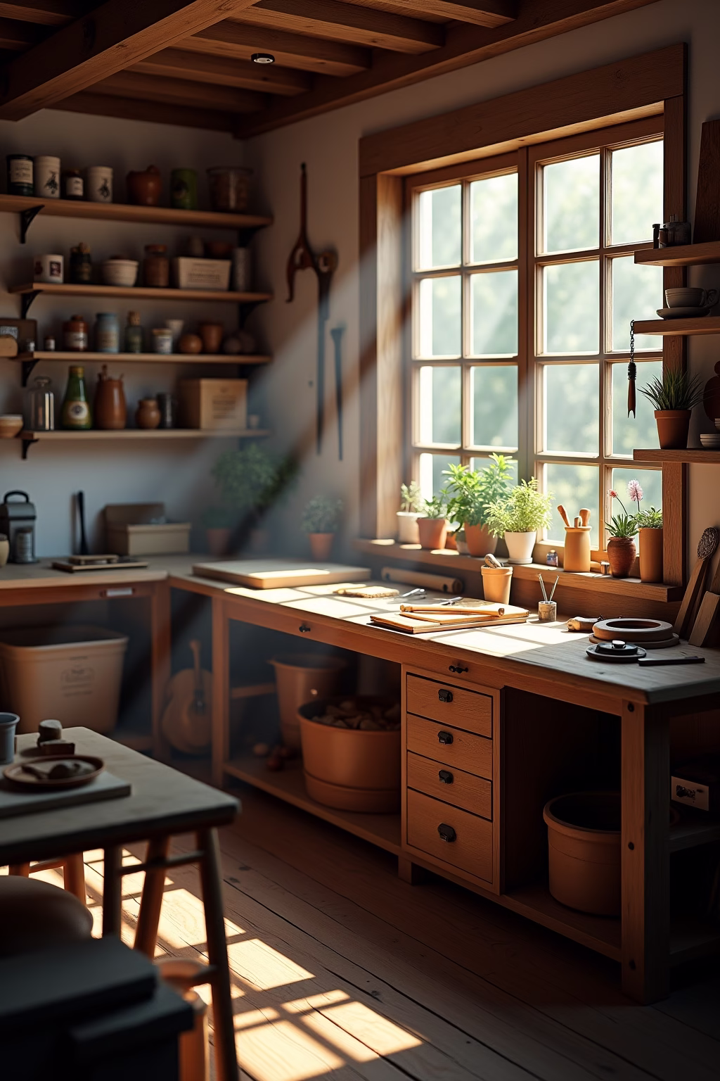 hobbywerkstatt werkstatt einrichten ideen outline 4