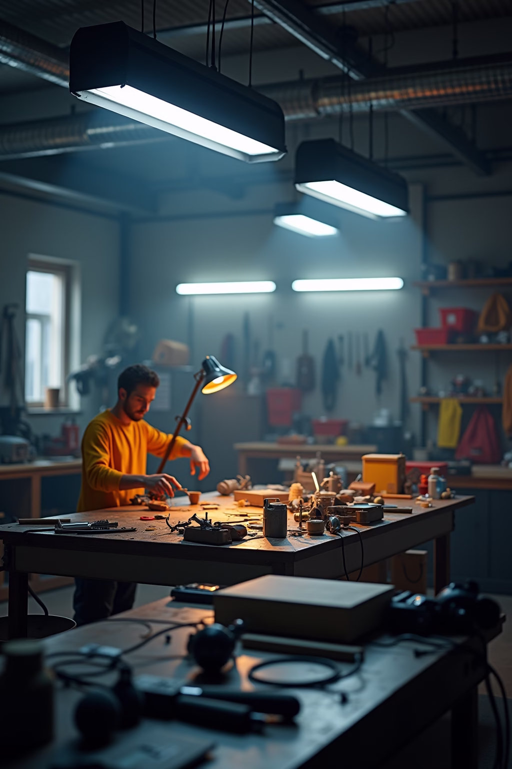 hobbywerkstatt werkstatt einrichten ideen outline 6