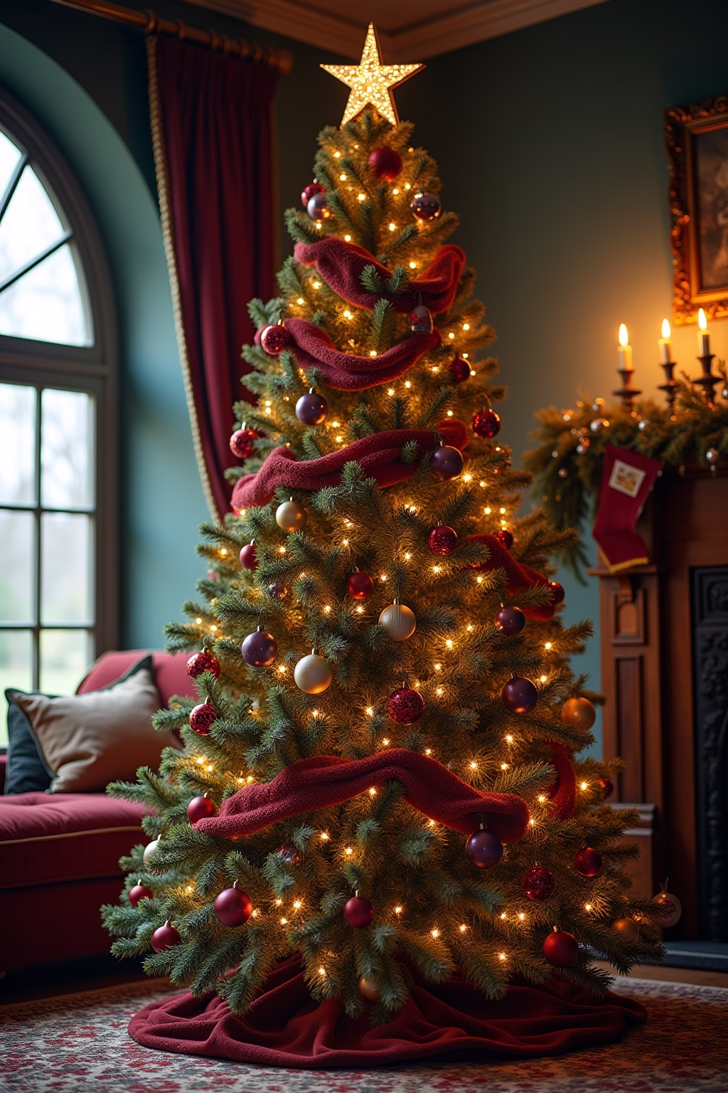 8 Ideen für den Weihnachtsbaum, die verzaubern 38 ideen fuer den weihnachtsbaum outline 7