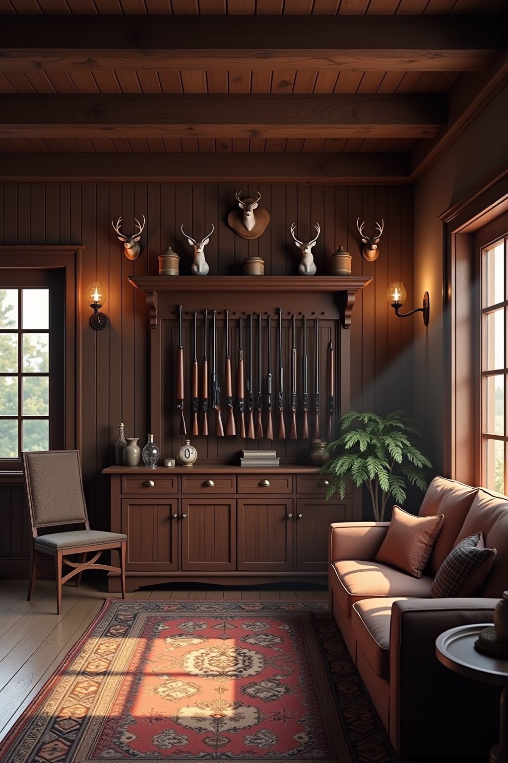 jagdzimmer einrichten outline 2