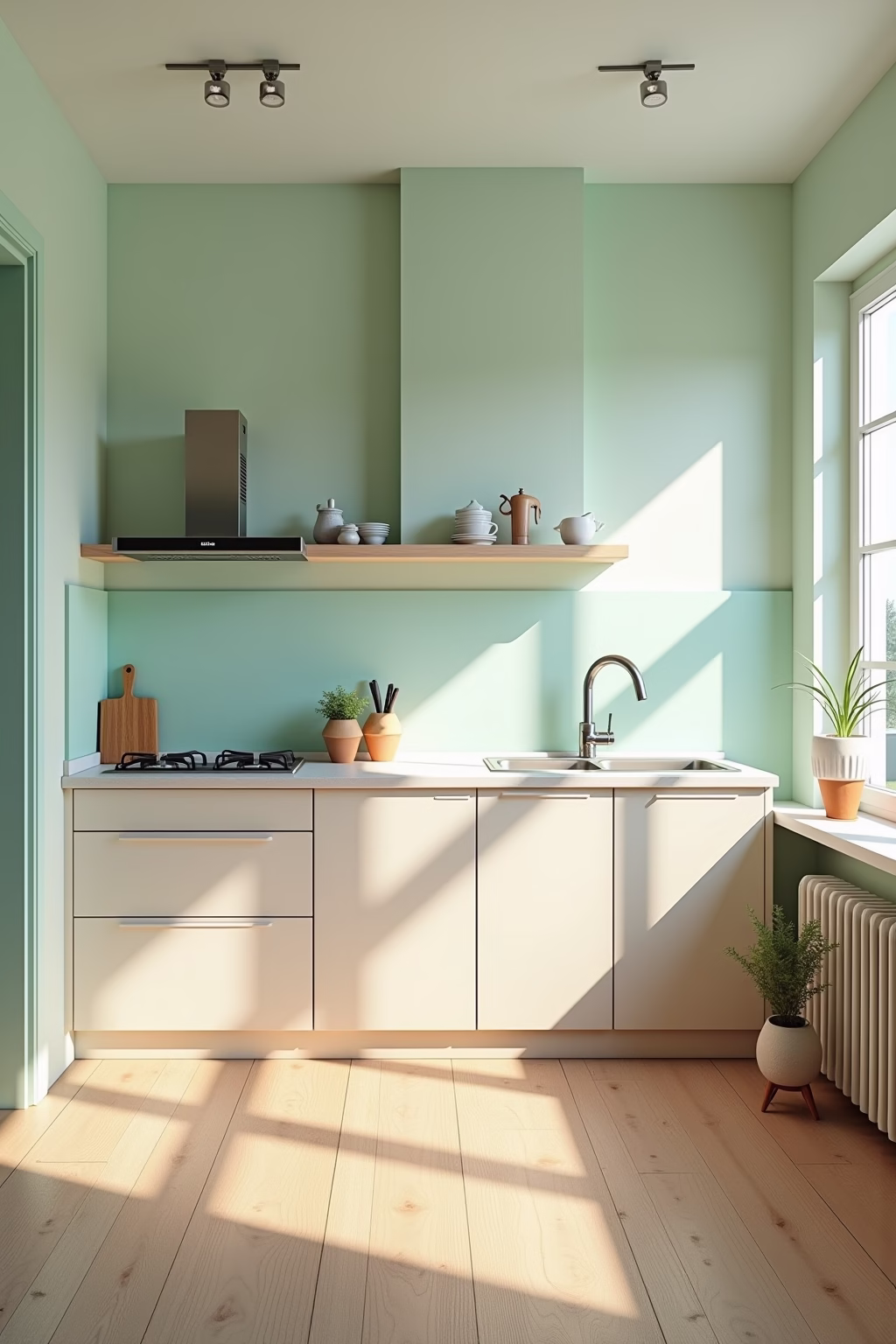 8 kleine Küche einrichten Ideen für mehr Stauraum 15 kleine kueche einrichten ideen outline 3