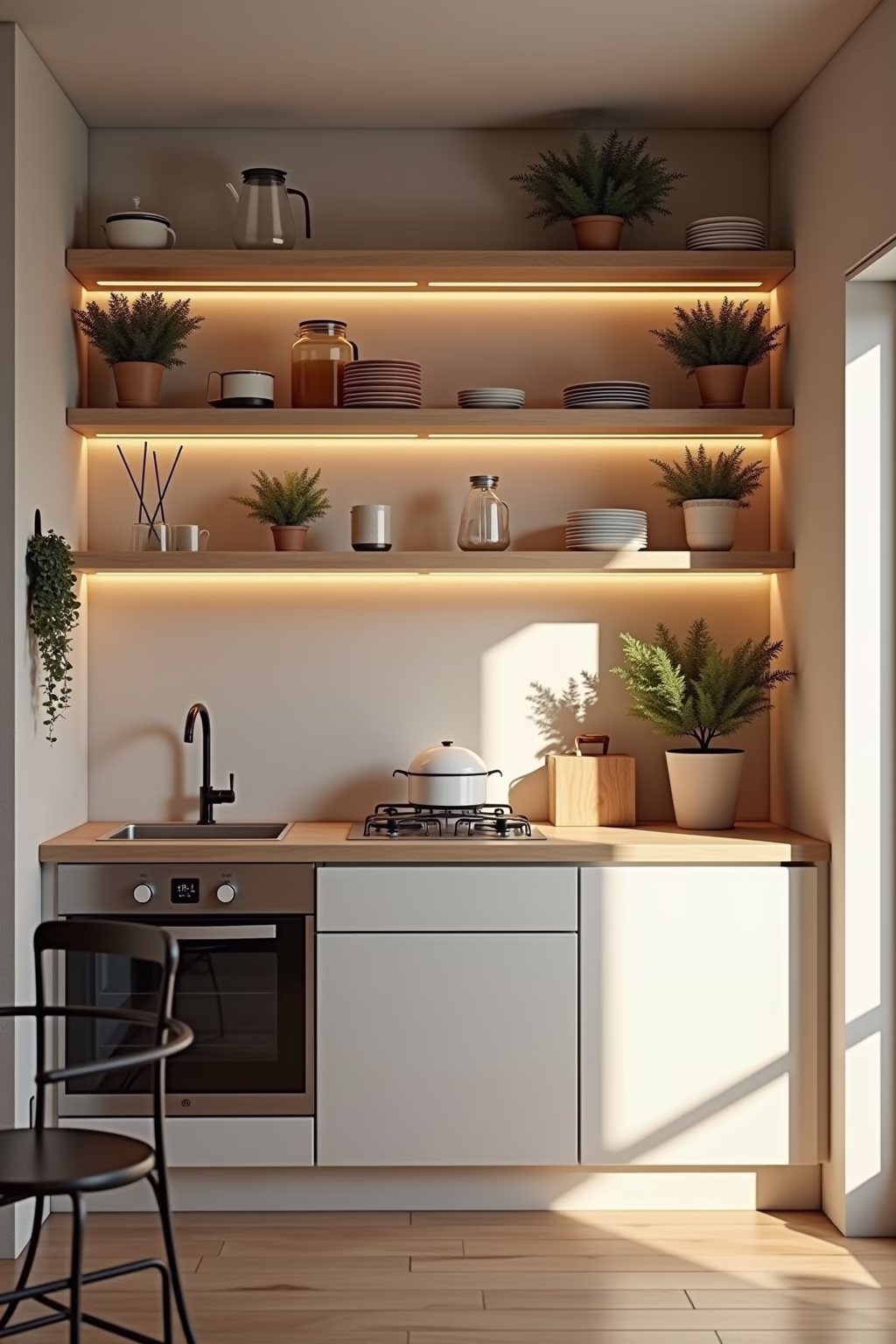 kleine kueche einrichten outline 3