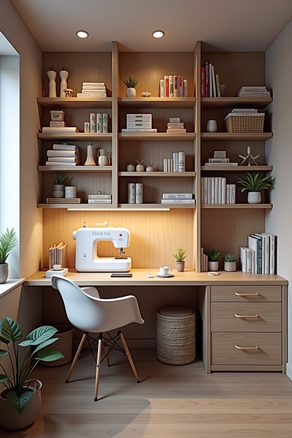 naehecke einrichten wenig platz outline 4