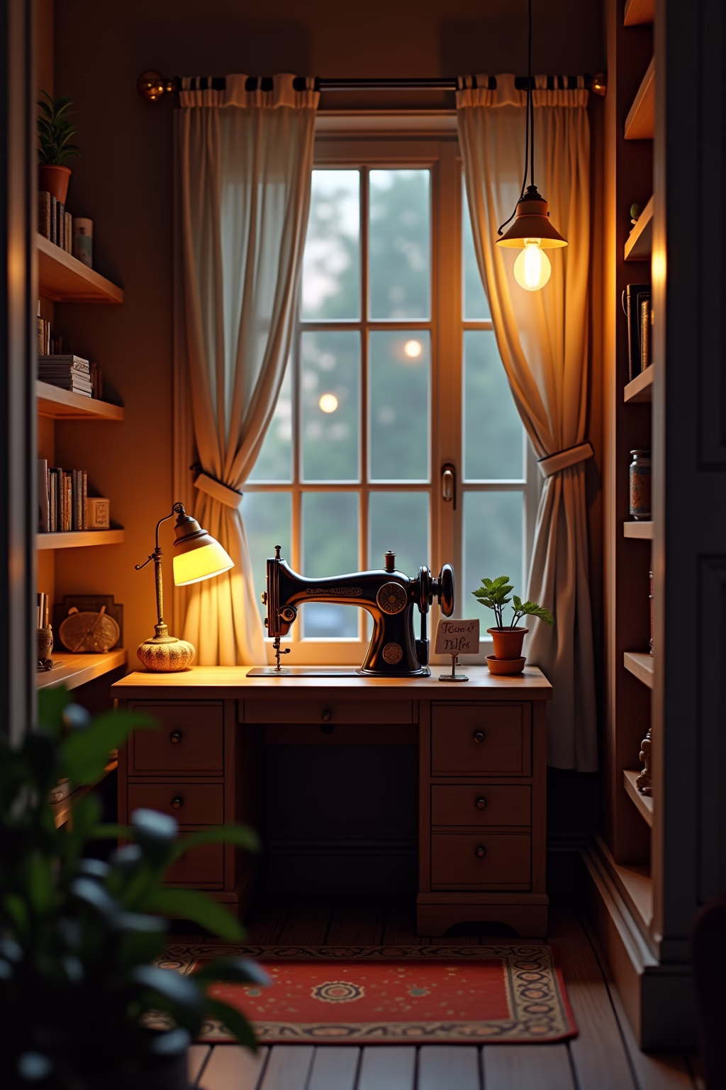 naehecke einrichten wenig platz outline 7