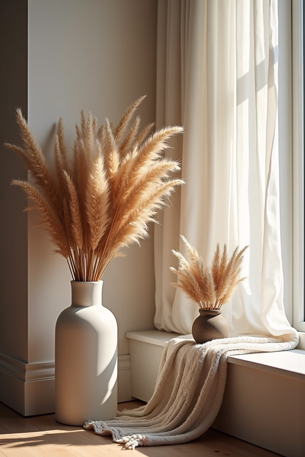 pampasgras deko ideen outline 1