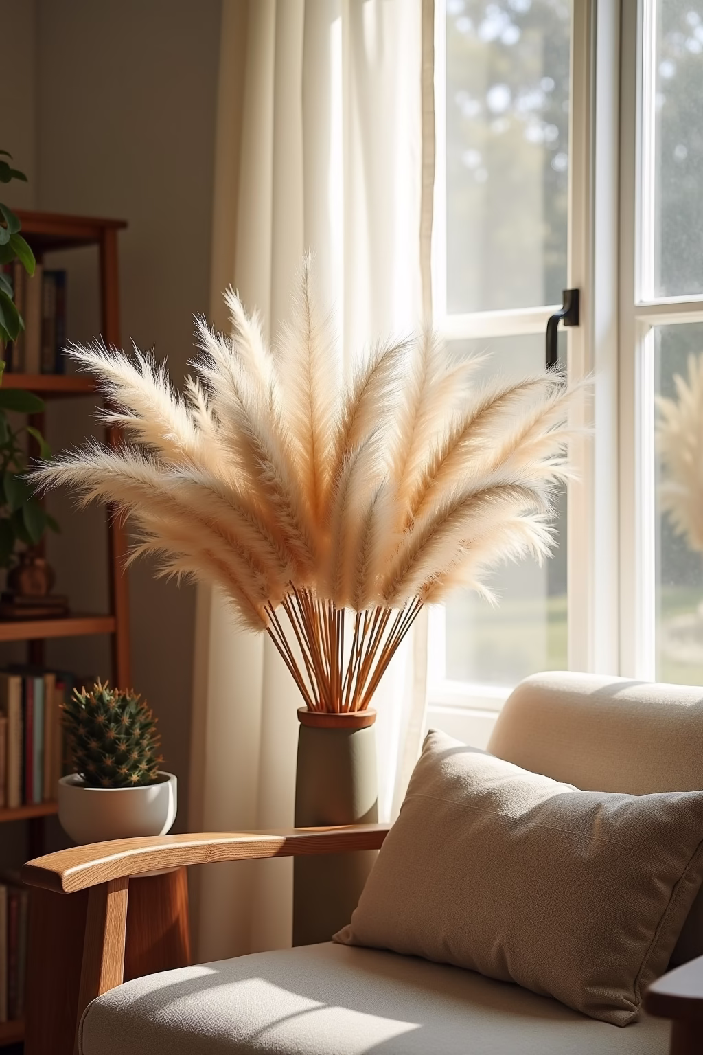 pampasgras deko ideen outline 8