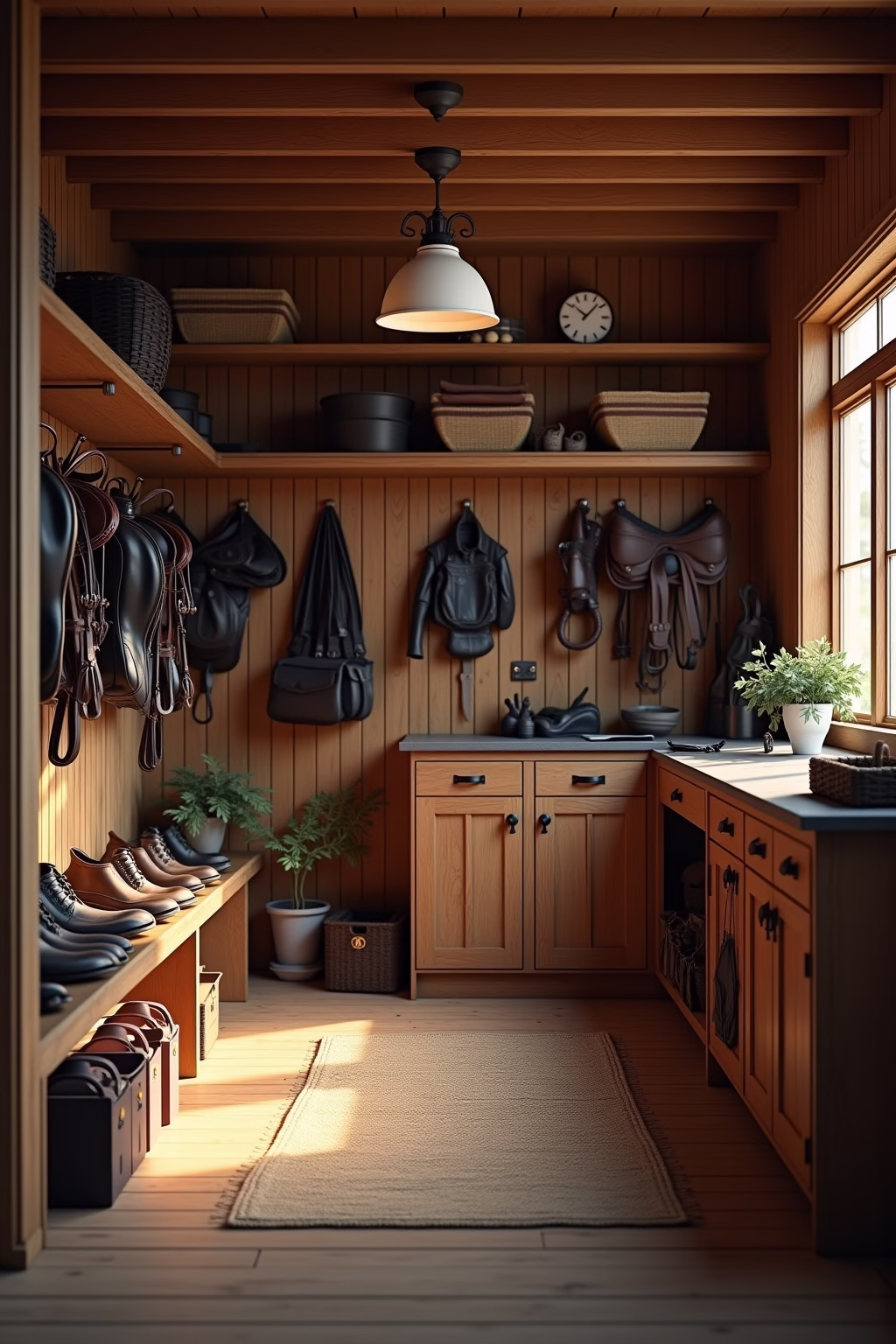 sattelkammer einrichten outline 1