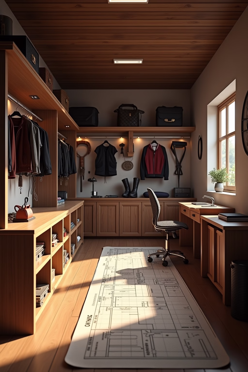 sattelkammer einrichten outline 2