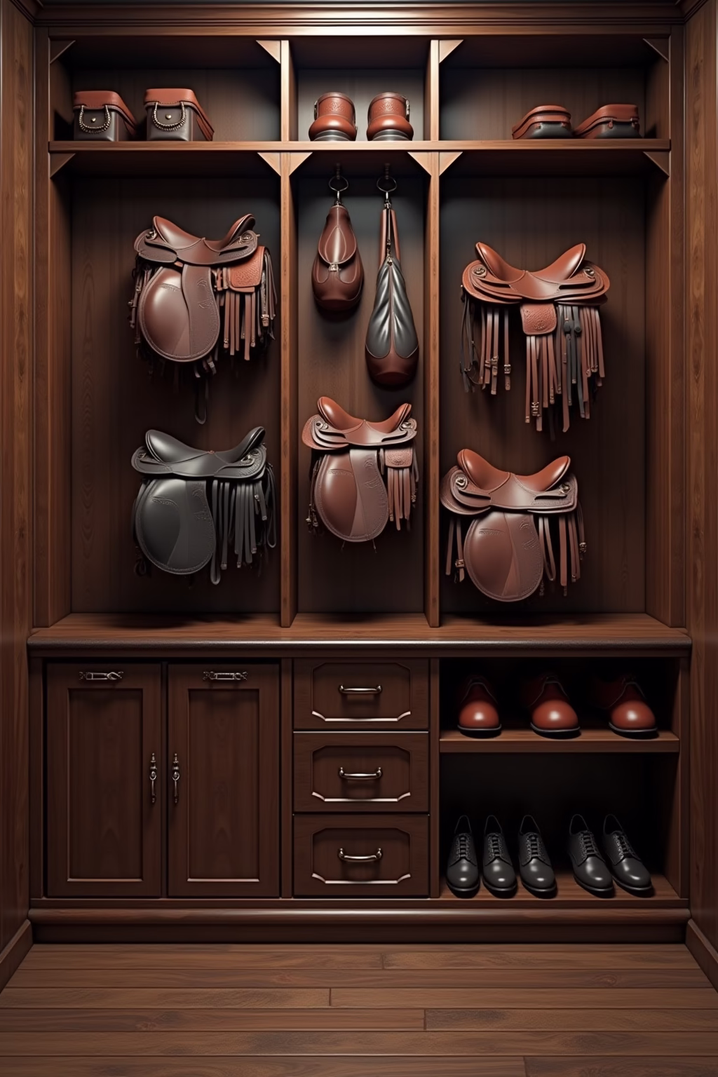 sattelkammer einrichten outline 8