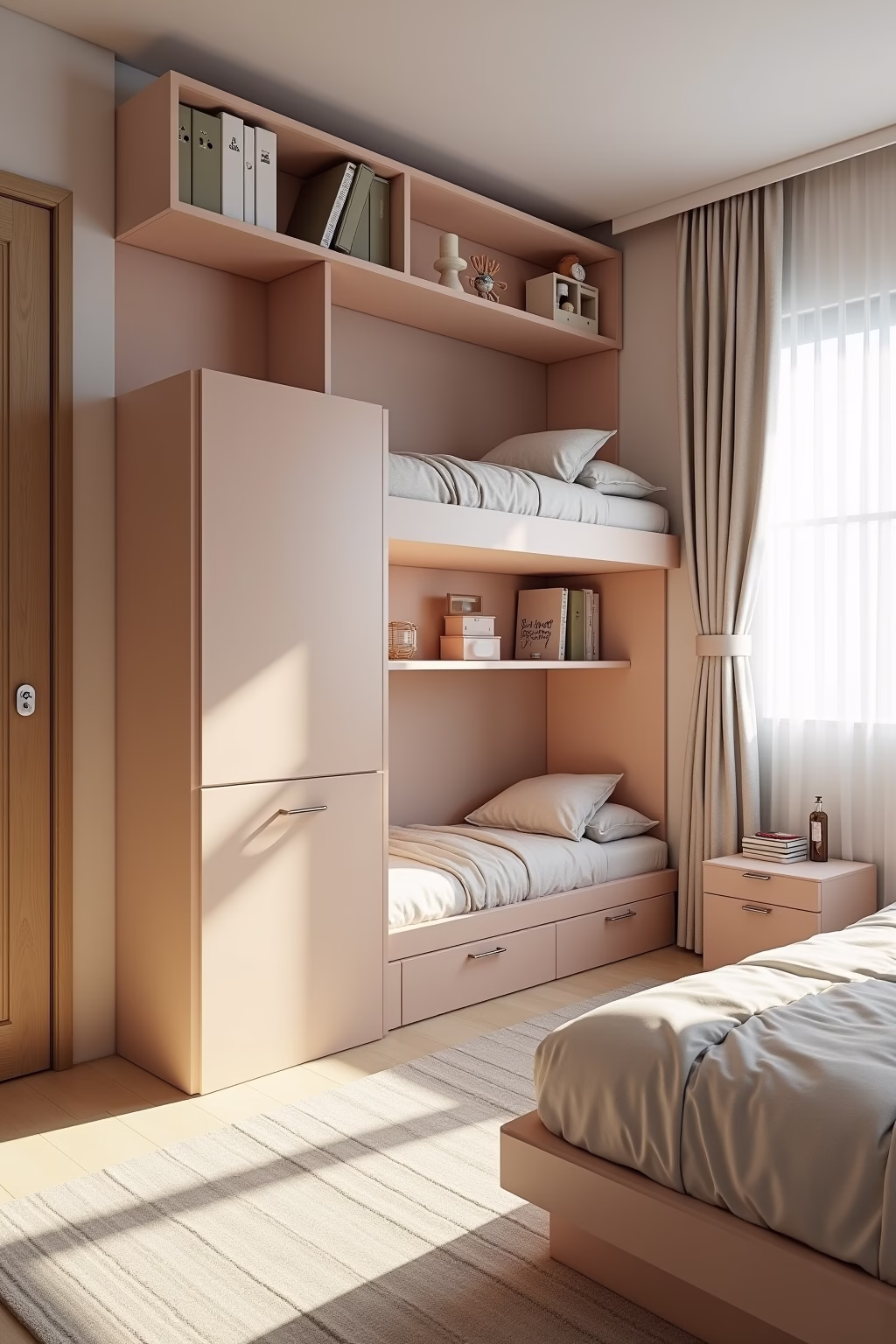 schmales kleines kinderzimmer einrichten outline 3