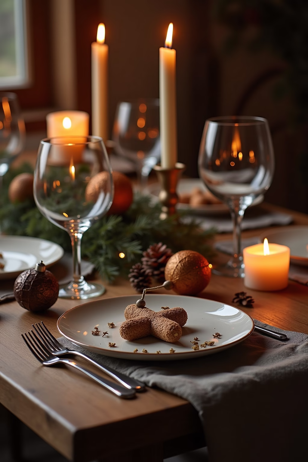 tisch deko weihnachten outline 5