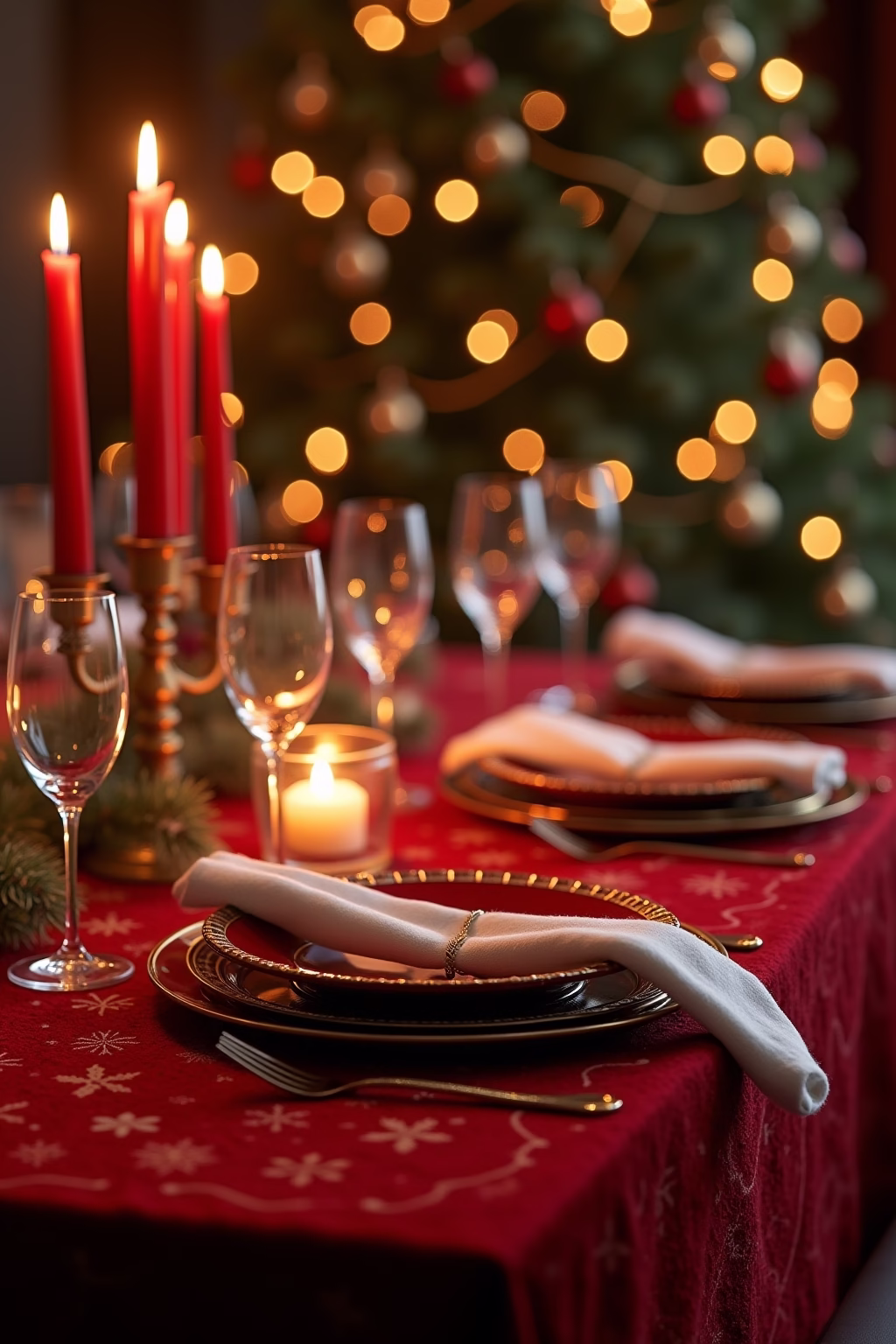 tischdecke weihnachten outline 1