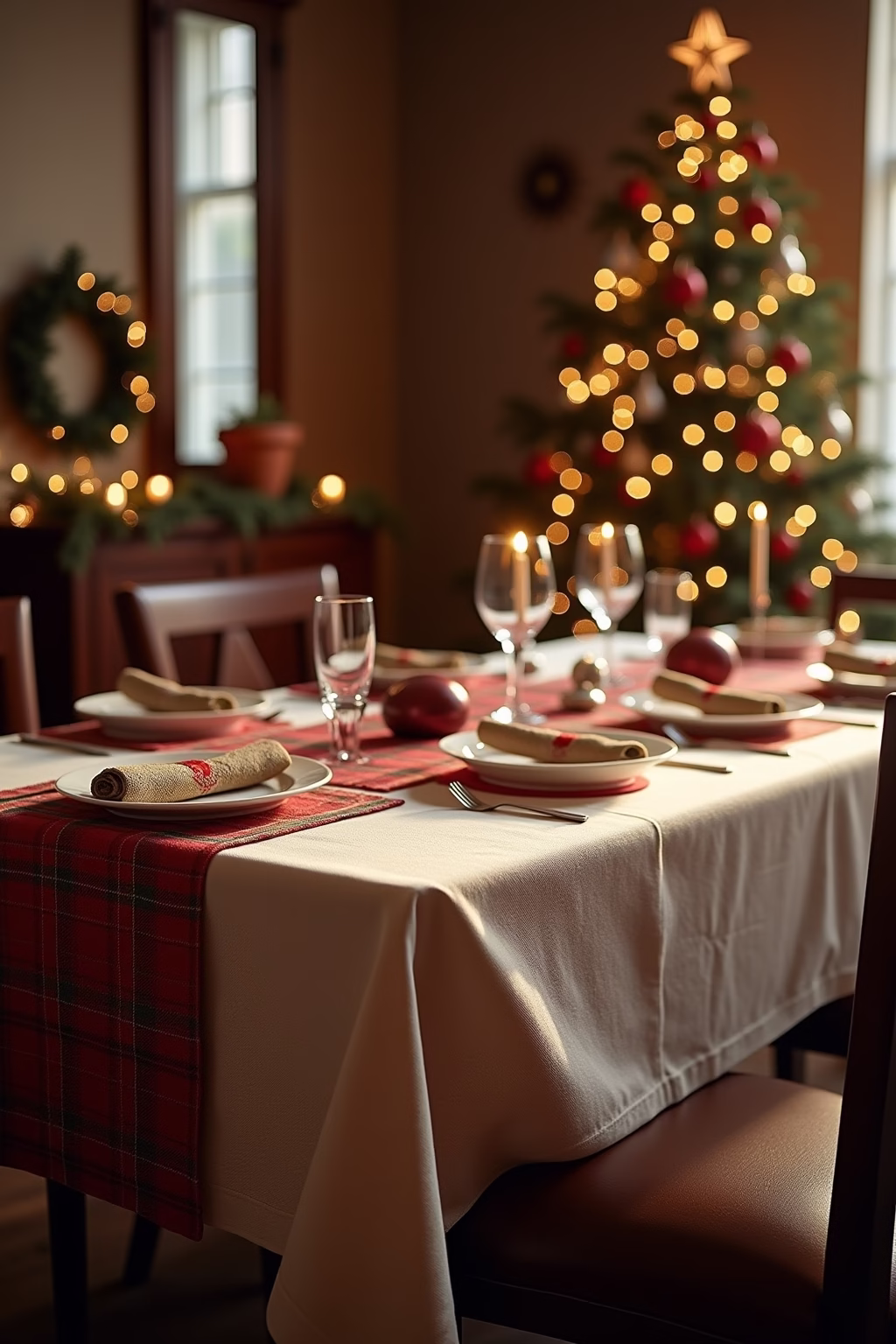 tischdecke weihnachten outline 2