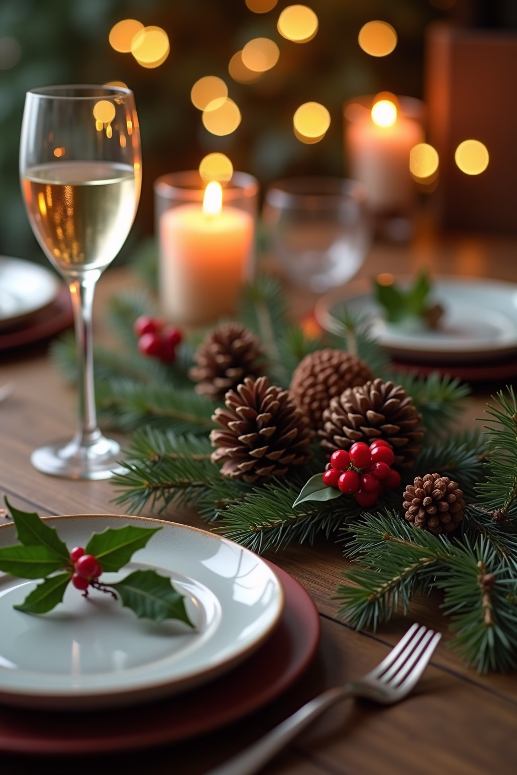 weihnachtliche tischdeko outline 3 1