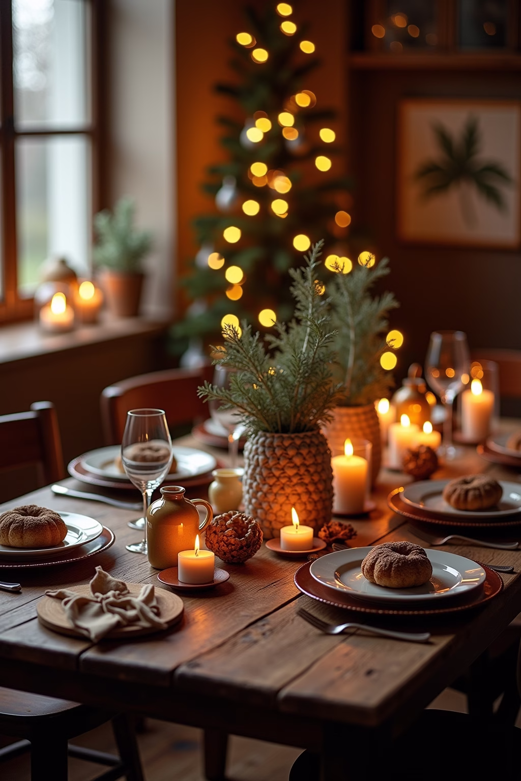 weihnachtliche tischdeko outline 5 1